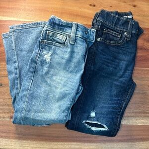 Old Navy Boys Jeans Size 5 2 Pairs